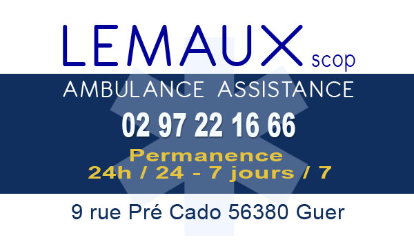Lemaux scop : ambulance taxi pompes funèbres à Guer